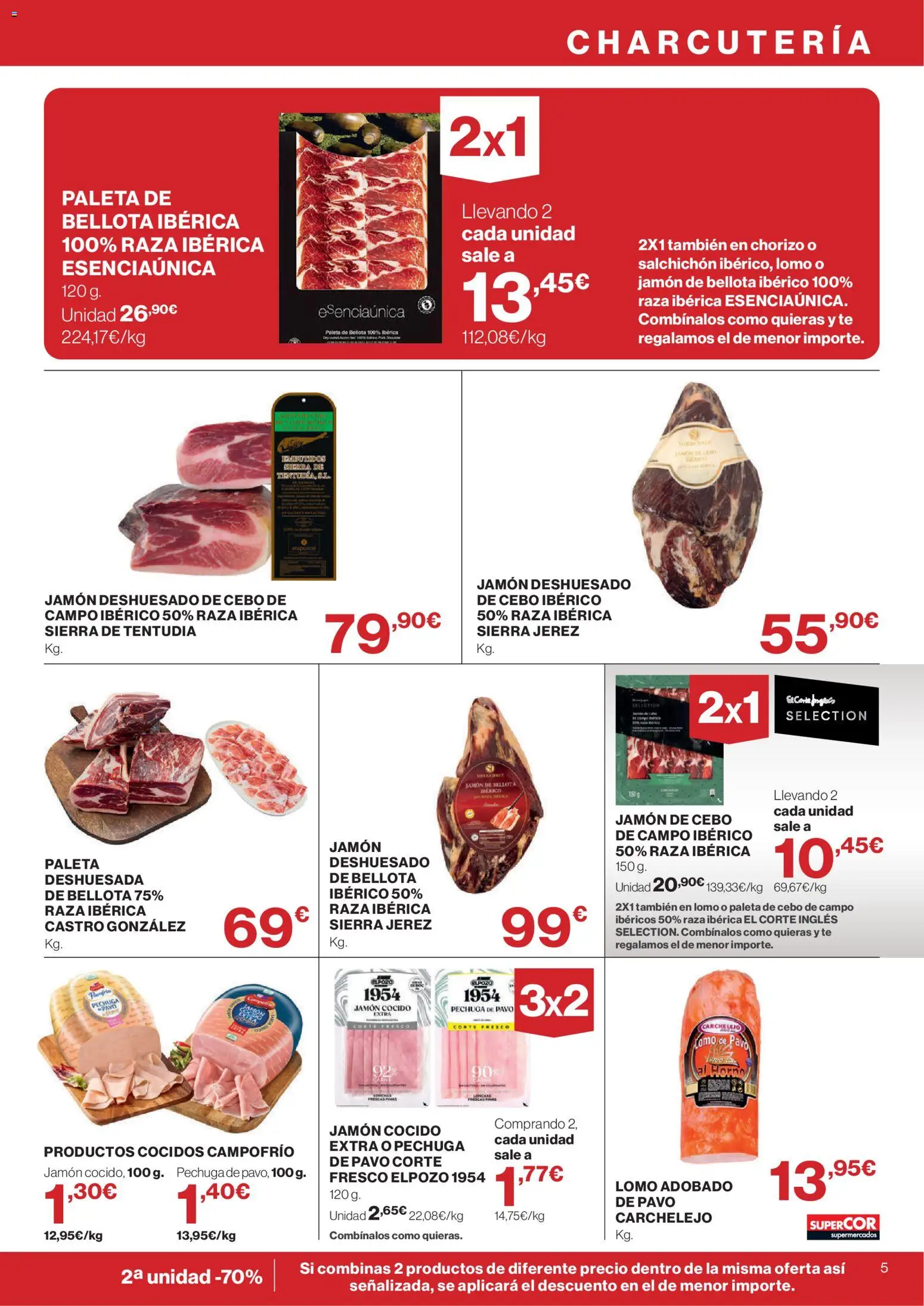 Supercor Canarias │ válido desde el 30/07/2026 | Página: 5 | Productos: Jamón, Jamón cocido, Té, Horno