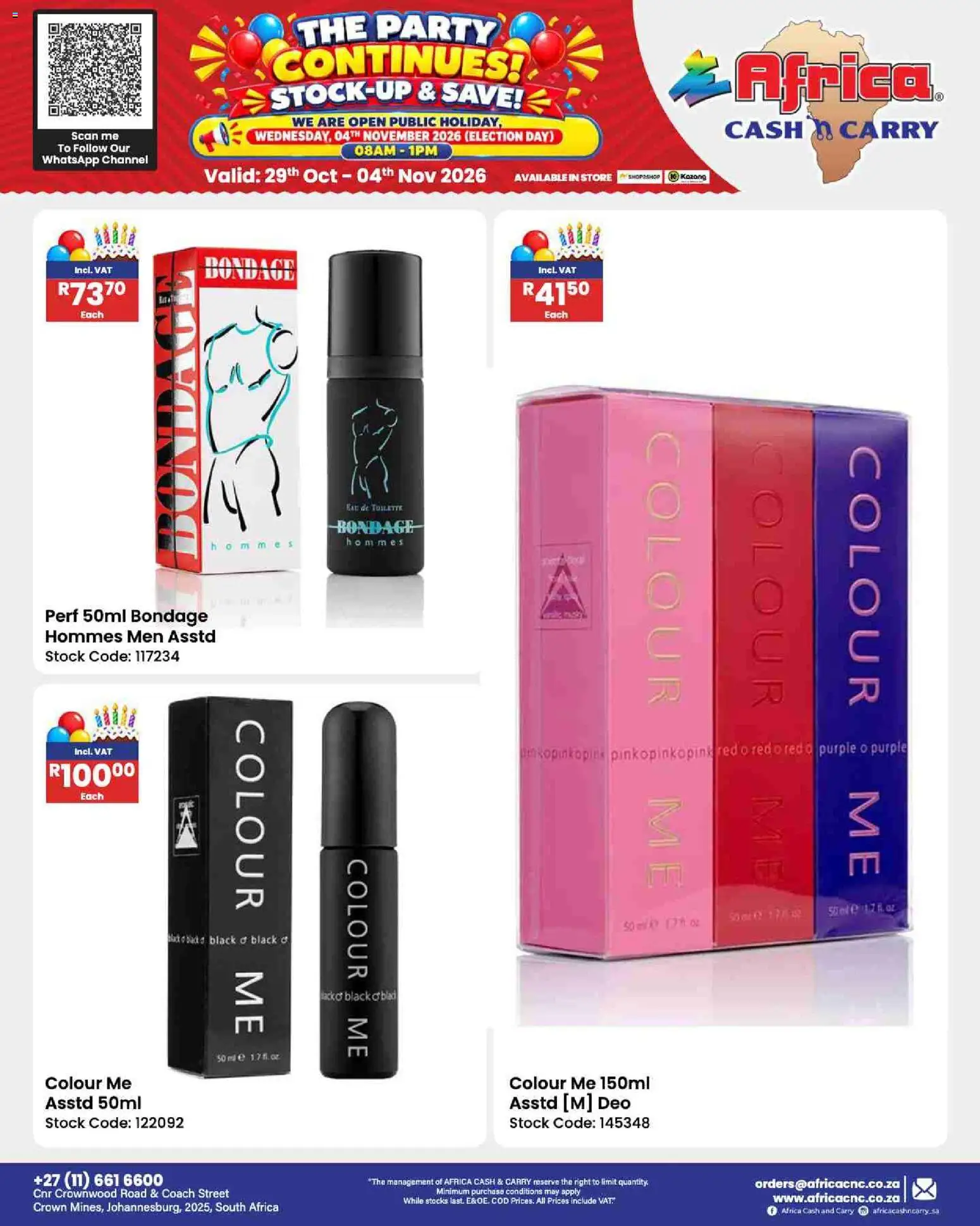 New Africa Cash & Carry catalogue – valid from 29/10/2026 | Page: 146