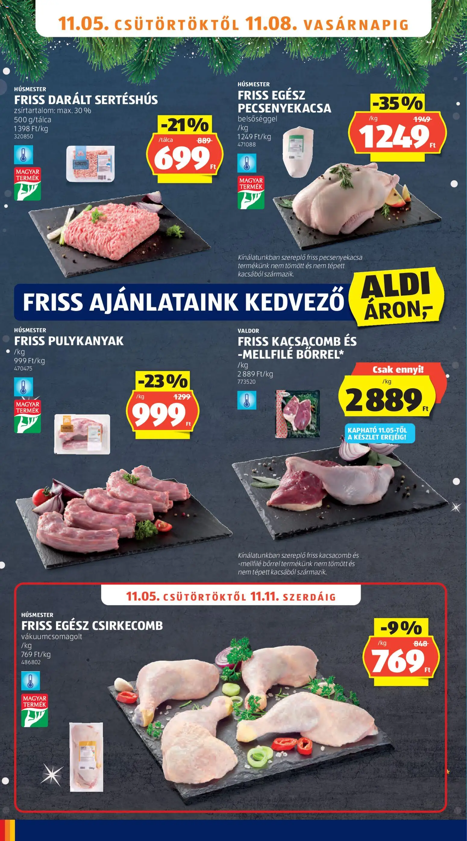 Aldi akciós ujság - amely érvényes a következő dátumtól: 2026.11.05. | Oldal: 4