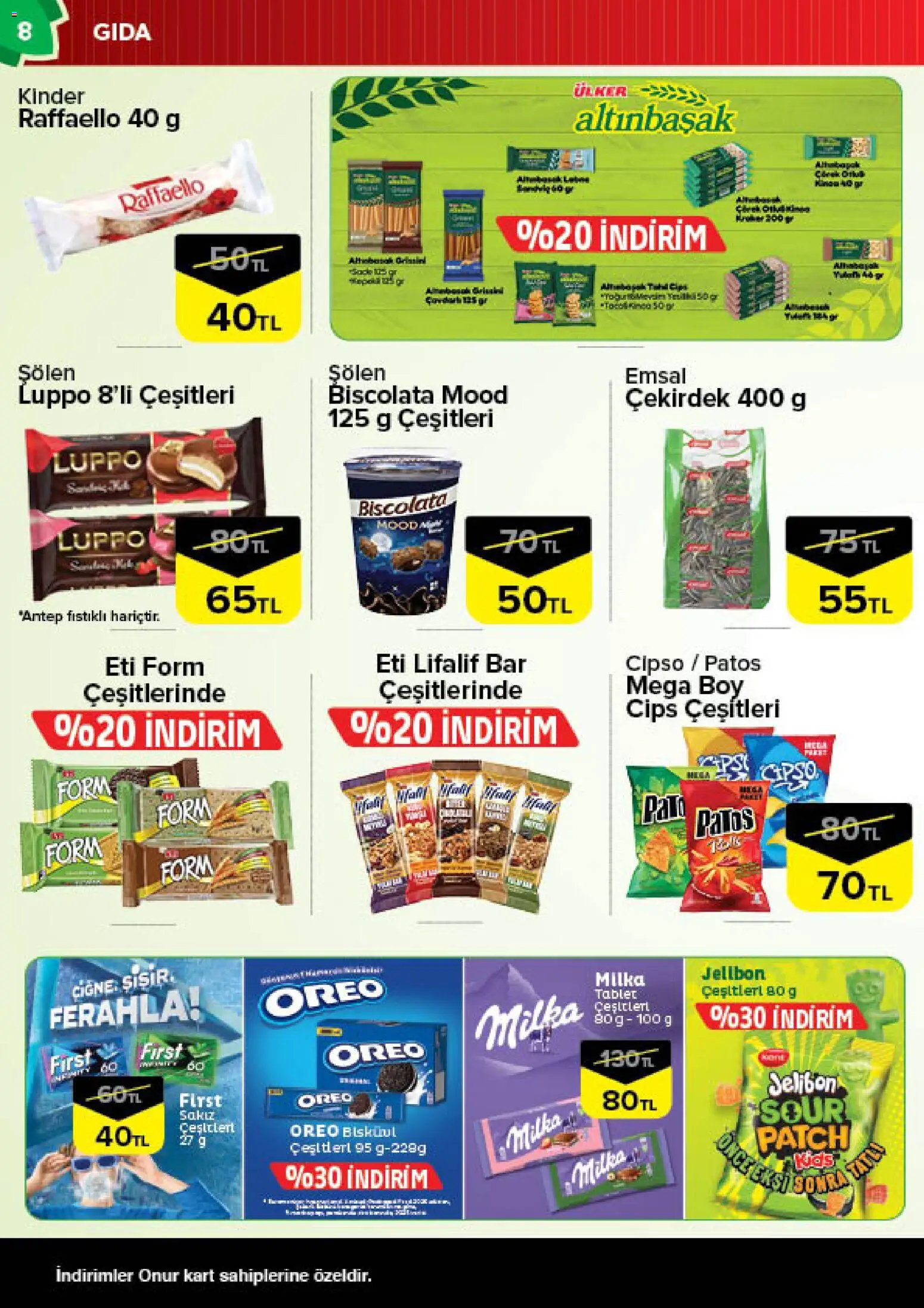 Onur Market Katalog - 12.05.2026 tarihinden itibaren geçerlidir | Sayfa: 8
