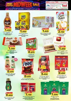 Preview of KM Trading smart shopper midweek sale valid from 22 Jun, 2026 | Page: 3 | Products: Džús, Банани, Ropa