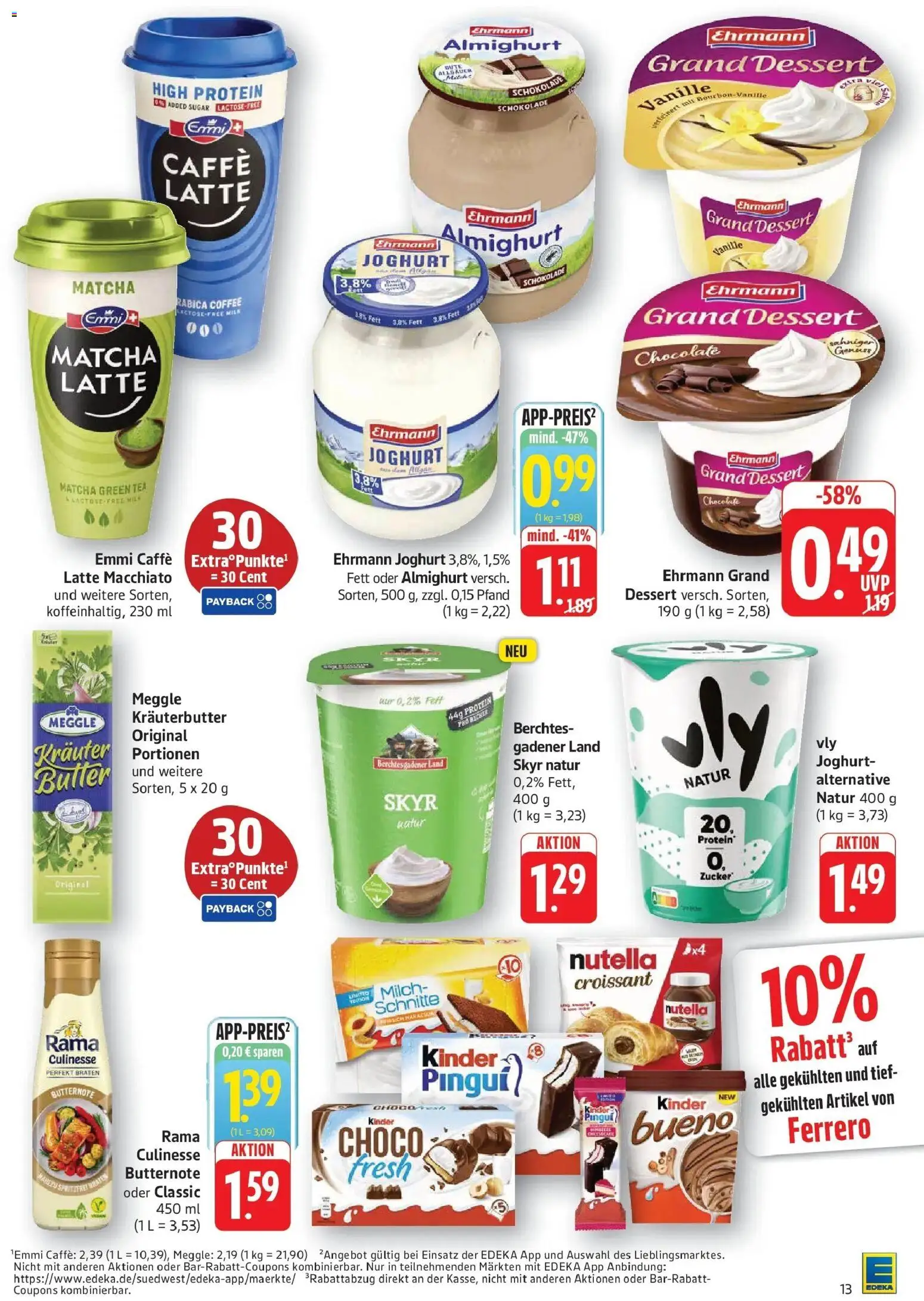 Edeka prospekt Pirmasens – gültig ab 29.06.2026 | Seite: 15 | Produkte: Rama, Joghurt, Schokolade, Skyr
