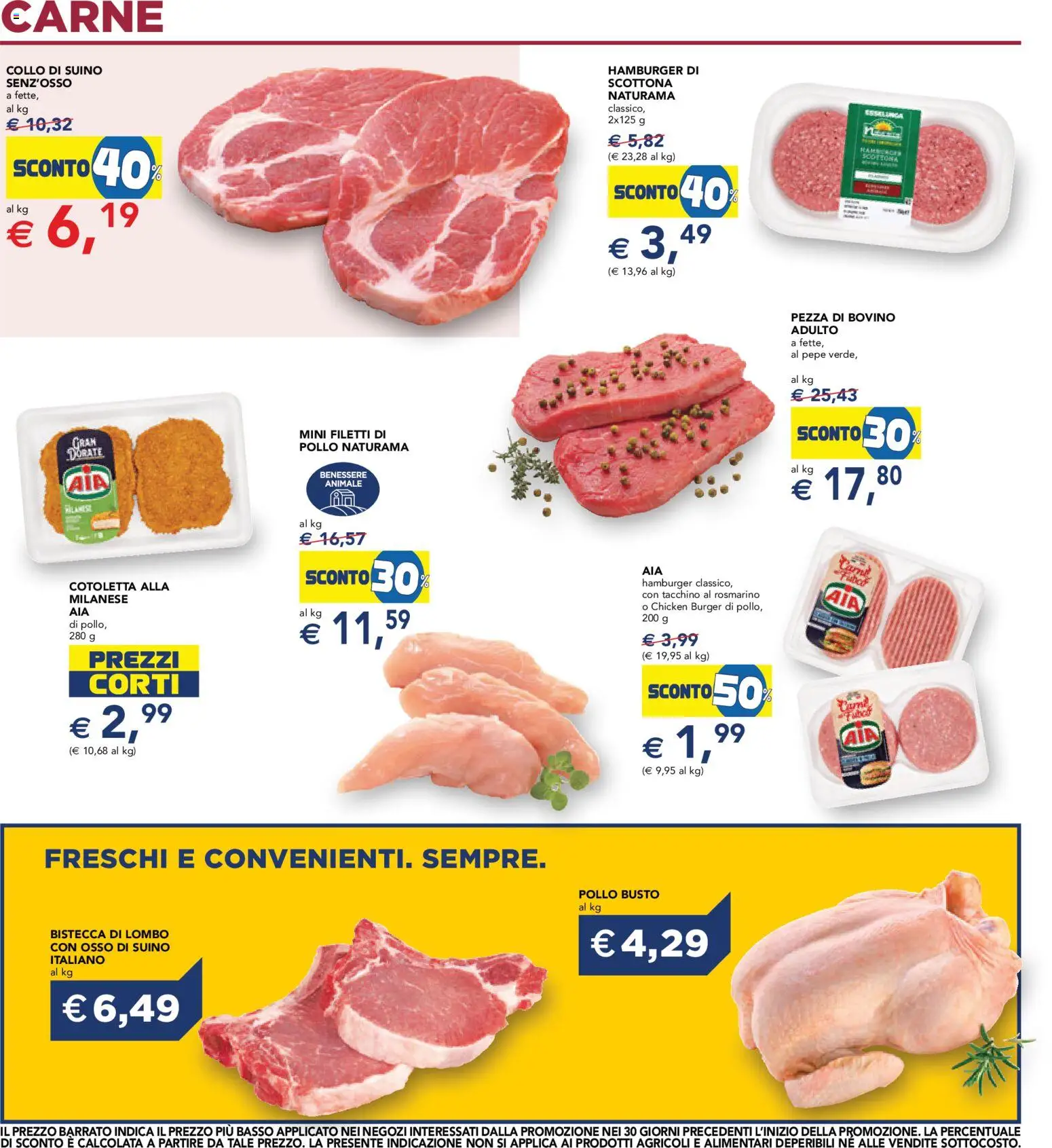Volantino Esselunga S del 18.06.2026 | Pagina: 12 | Prodotti: Bovino, Tacchino, Pepe, Hamburger