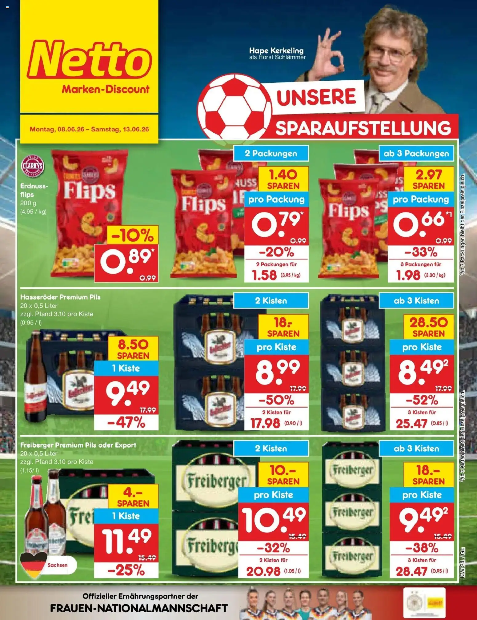 Netto Marken-Discount Prospekt Machern – gültig ab 08.06.2026 | Seite: 3 | Produkte: Pils, Hasseröder