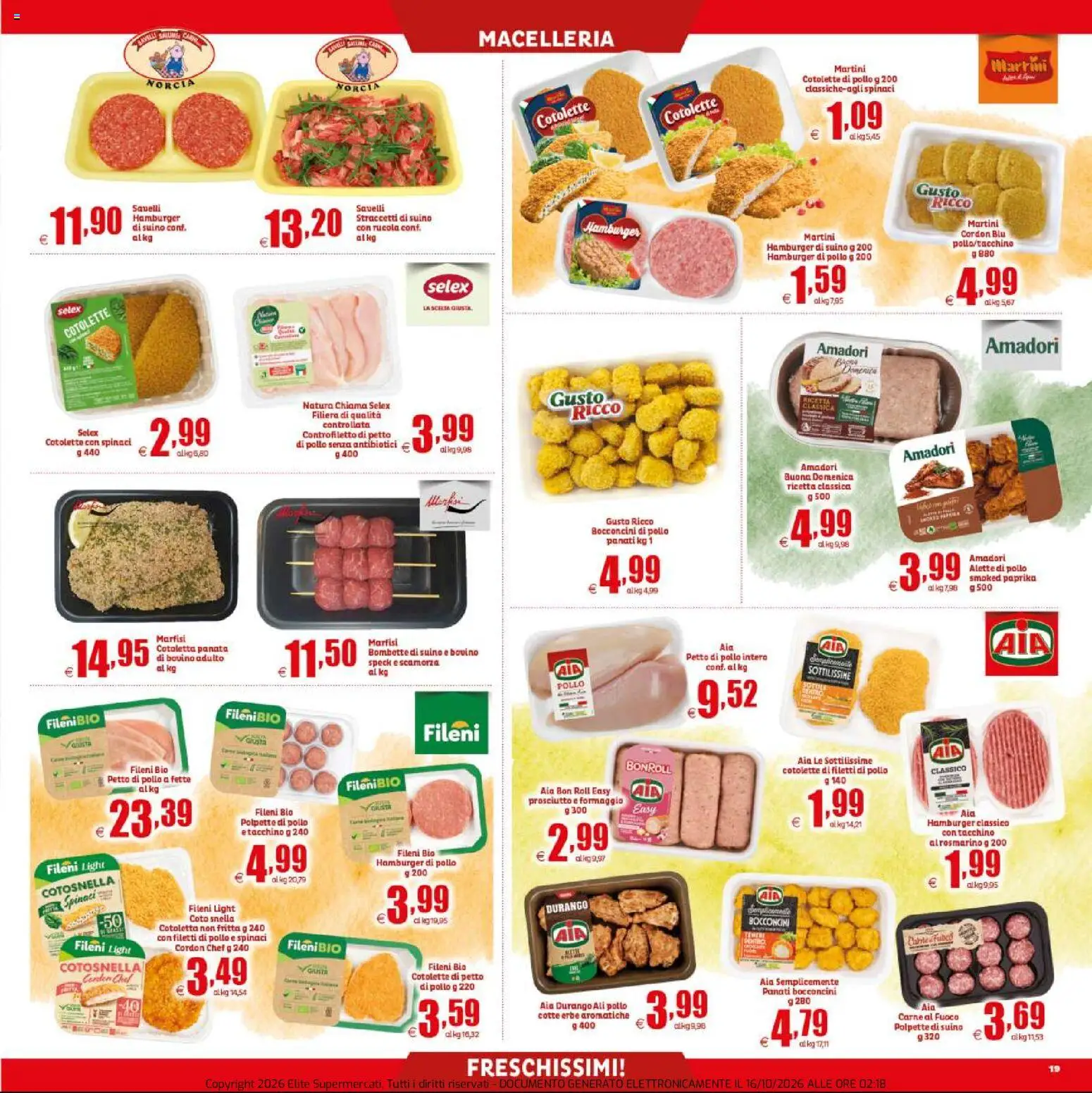 Volantino Elite Supermercati del 16/10/2026 | Pagina: 19