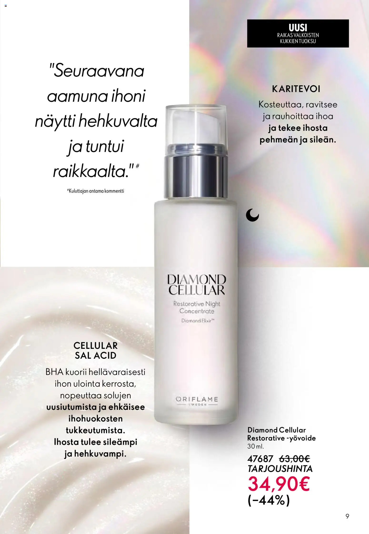 Oriflame - Esite 07 – voimassa 13.05.2026 alkaen | Sivu: 9