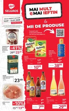Ofertele Selgros valabile de la 10.07.2026
