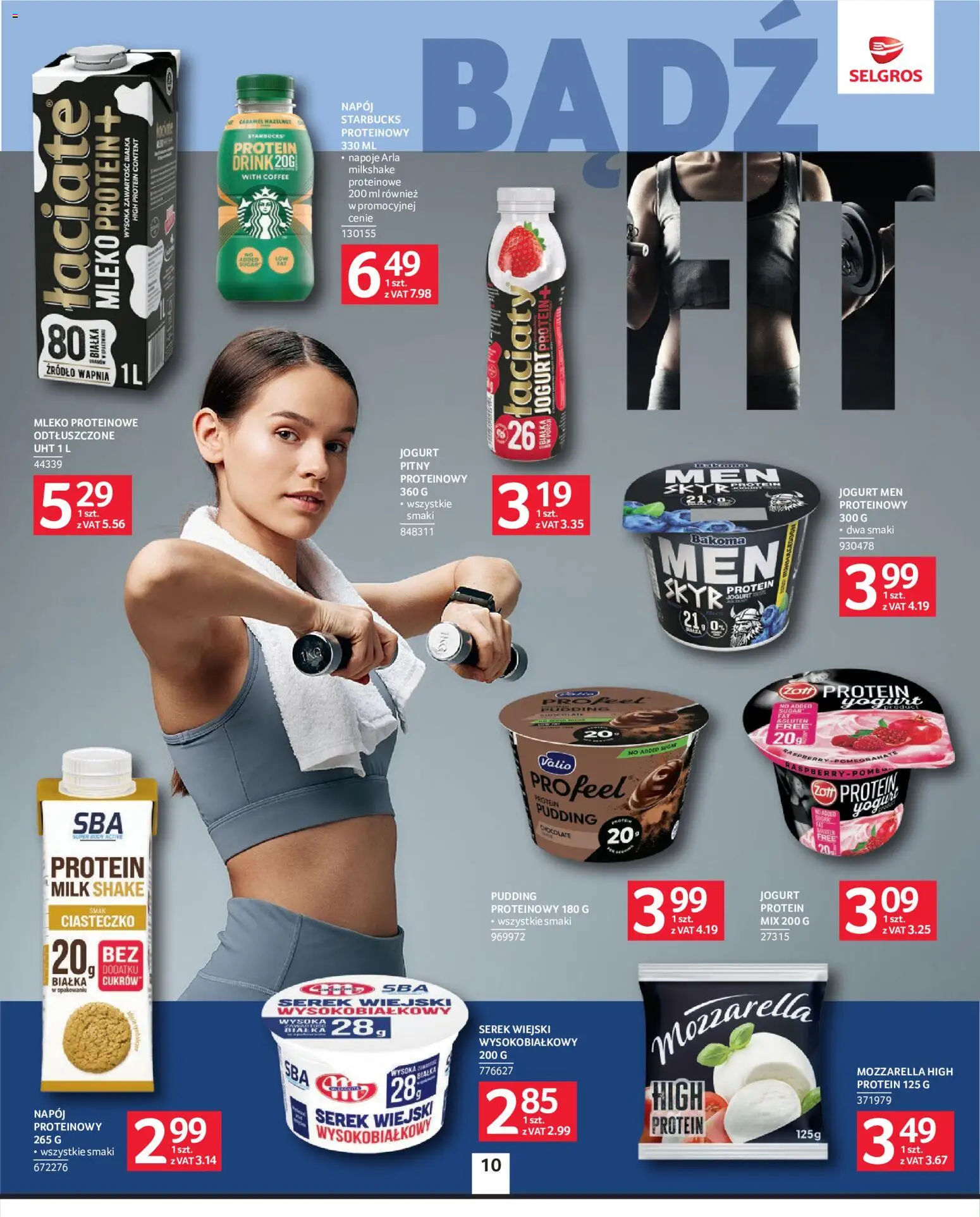 Selgros cash&carry gazetka od 02.06.2026 | Strona: 10 | Produkty: Serek wiejski, Jogurt, Mozzarella, Skyr