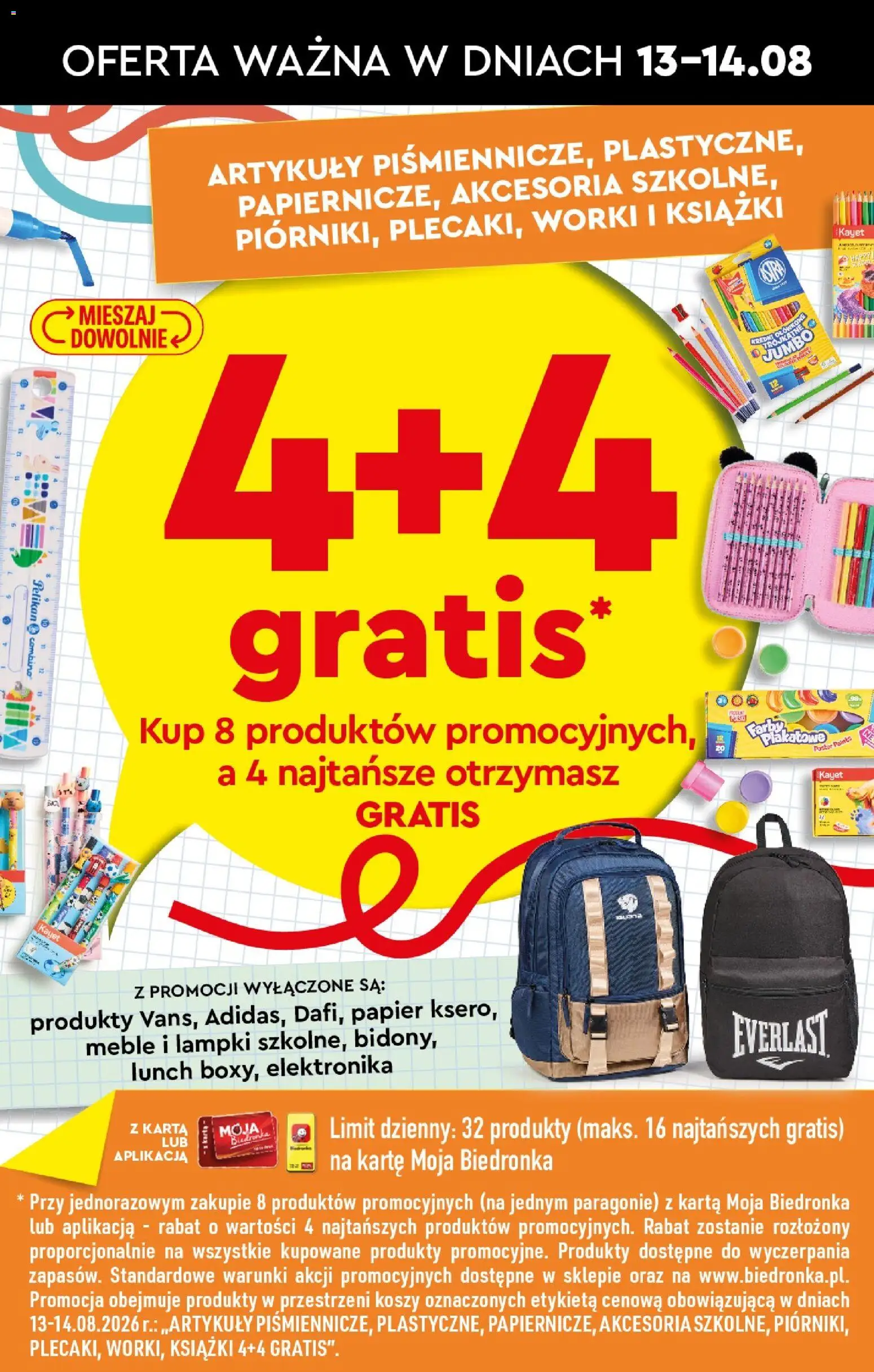 Biedronka gazetka - Długi weekend od 13.08.2026 | Strona: 5 | Produkty: Karta, Lampki, Kredki, Książki