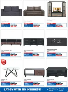 OK Furniture specials catalogue – valid from 13.04.2026 | Page: 3 | Products: Couch, TV, Coffee table, Table