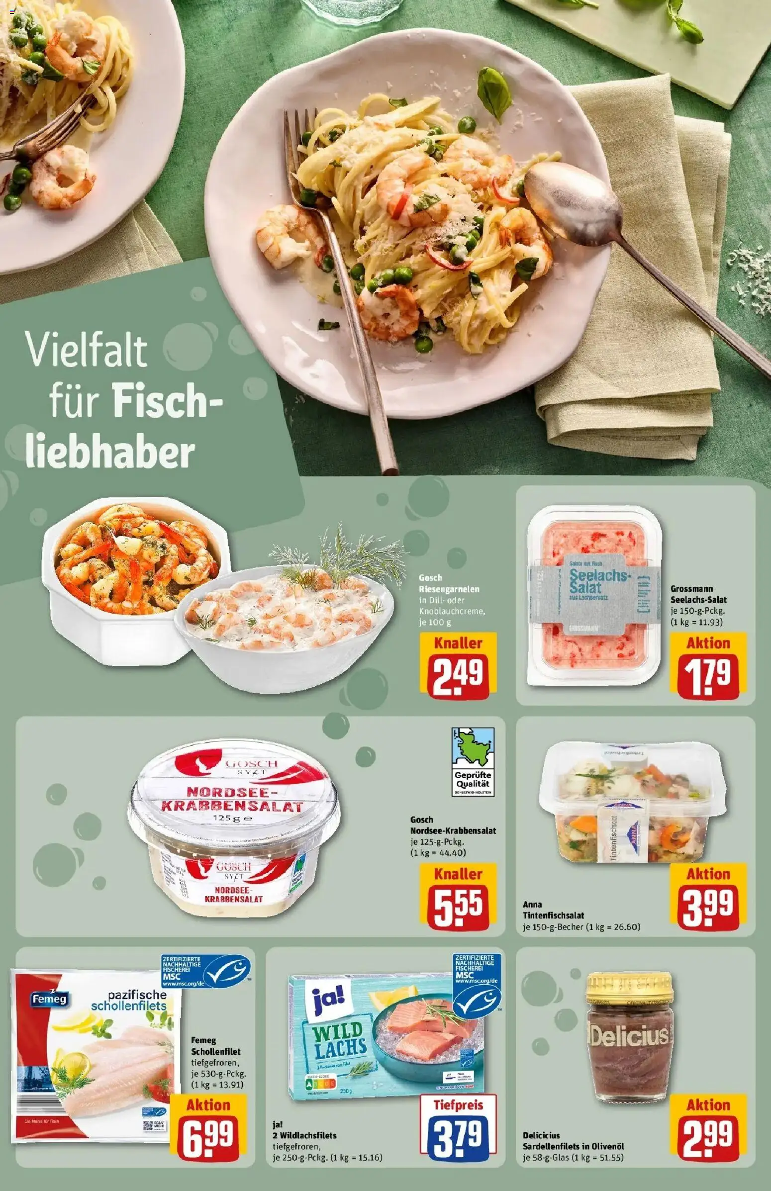 REWE Prospekt ab 12.10.2026 zum Blättern » Angebote | Seite: 15 | Produkte: Olivenol, Fisch, Lachs, Dill