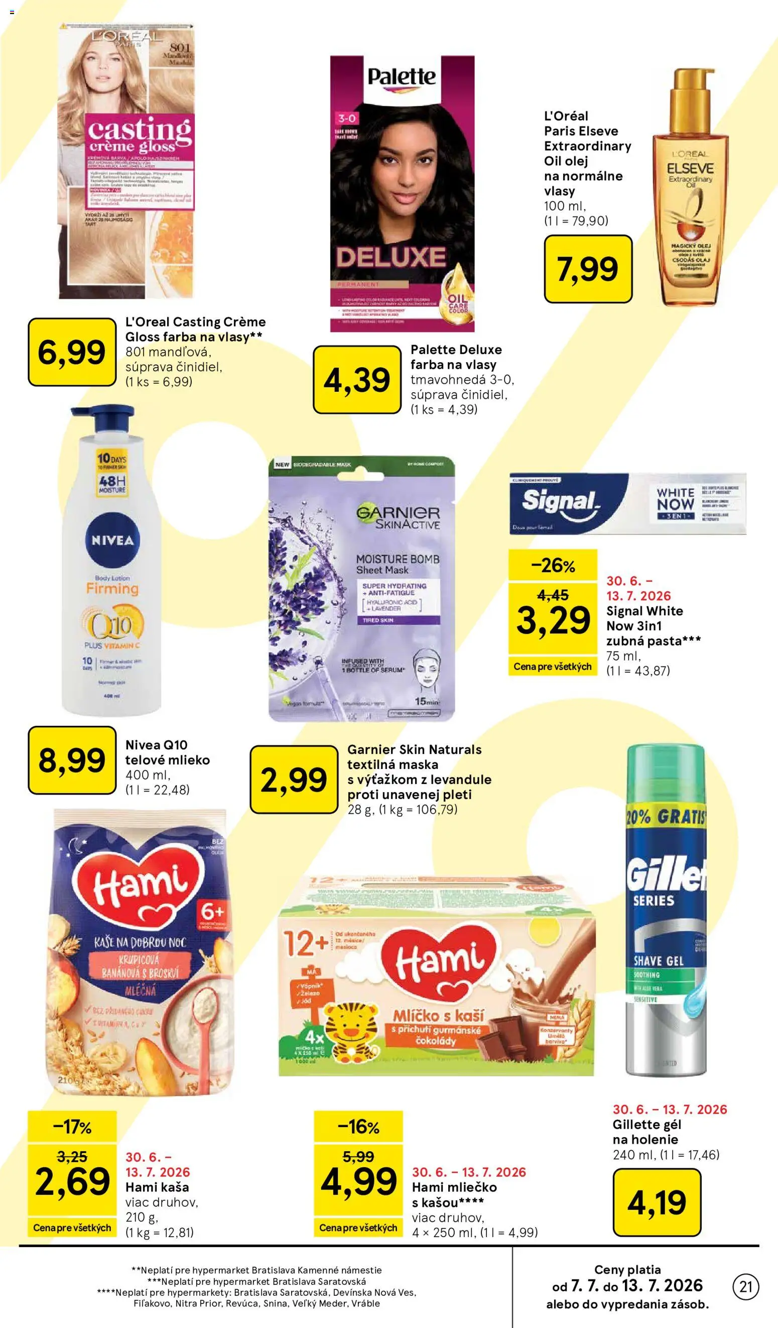 Nové Tesco akcie – leták je platný od 08.07.2026 | Strana: 21