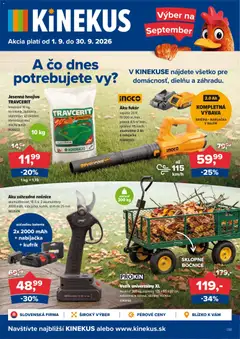 Kinekus leták platný od 01.09.2026