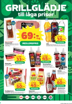 Coop erbjudanden - Förhandsvisning av reklamblad från butik Coop aktuell från 25.05.2026 | Sida: 2 | Produkter: Fläskytterfilé, Pepsi, Chili, Ketchup