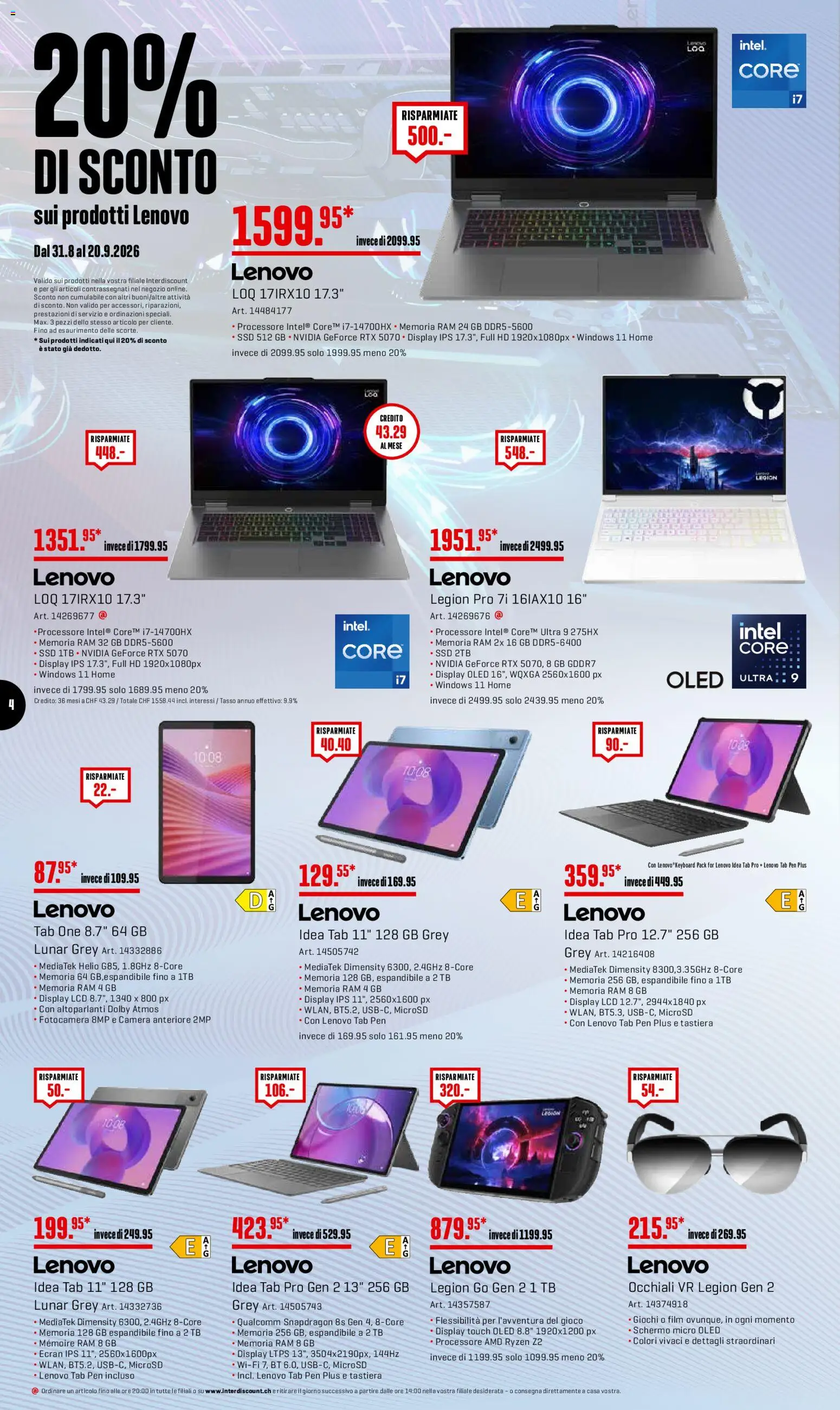 Interdiscount aktionen IT – gültig ab 31.08.2026 | Seite: 4