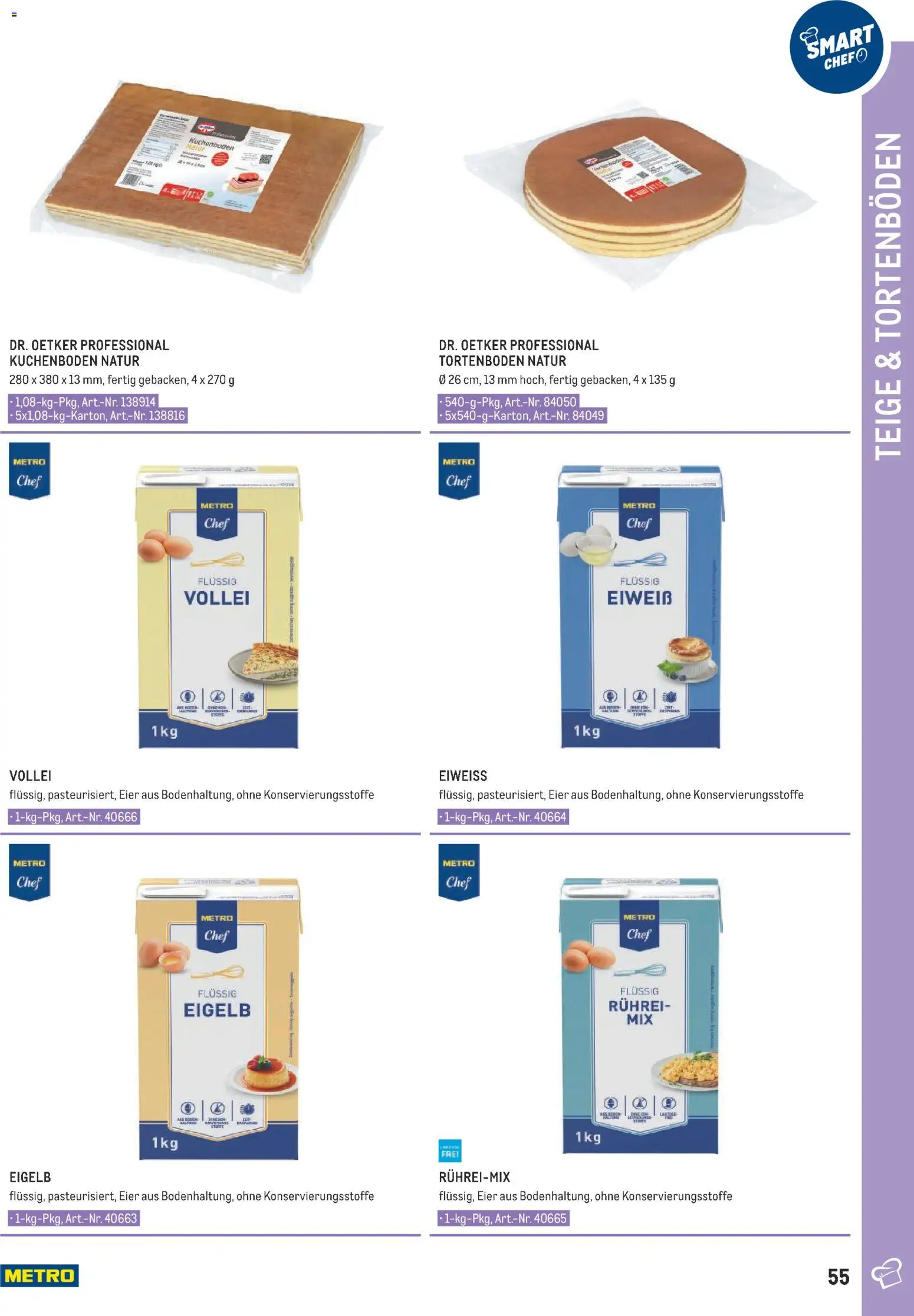 Metro angebote Smart Chef - Dessert gültig ab 01.01.2026 | Seite: 55