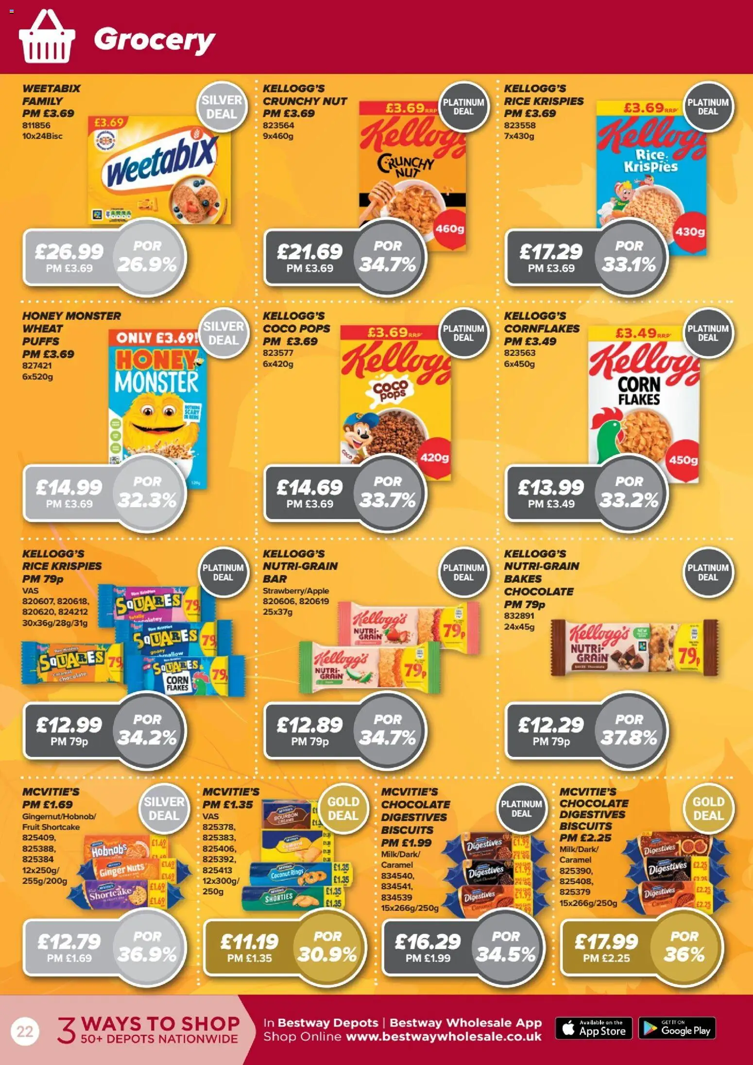 {H1} | Page: 22 | Products: Fruit, Chocolate, Rice, Ginger