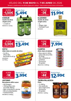 Vista previa Costco catálogo válido desde el 11.05.2026 | Página: 10 | Productos: Aceite, Aceite de oliva, Peso, Atún claro