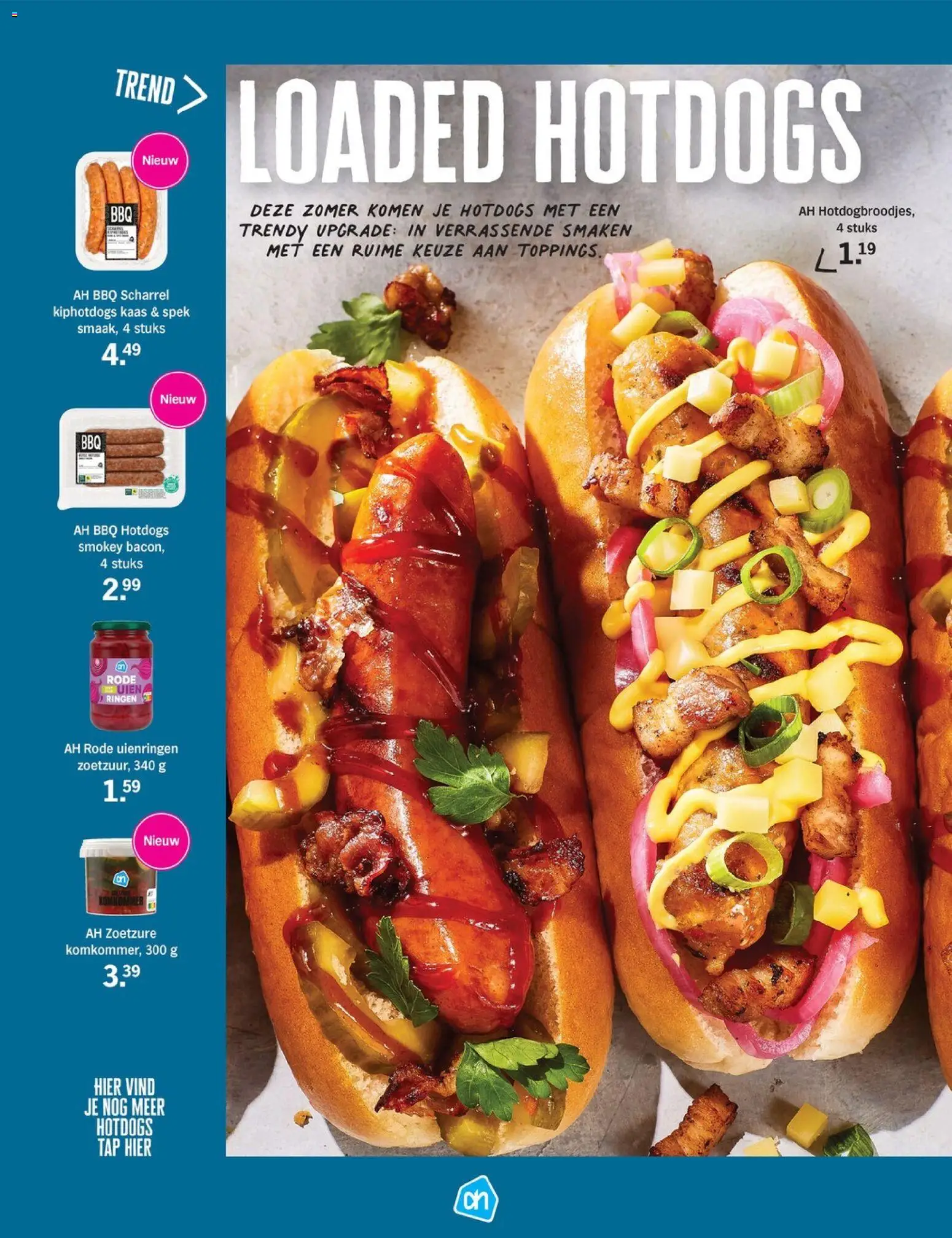 {H1} | Pagina: 58 | Producten: Spek, Kaas, Hotdog