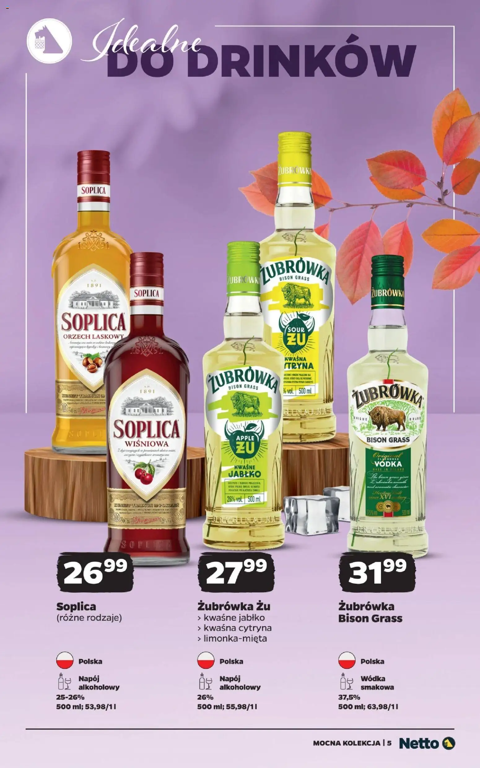 Netto gazetka - Mocne alkohole od 12.10.2026 | Strona: 5 | Produkty: Cytryna, Żubrówka, Vodka, Wódka