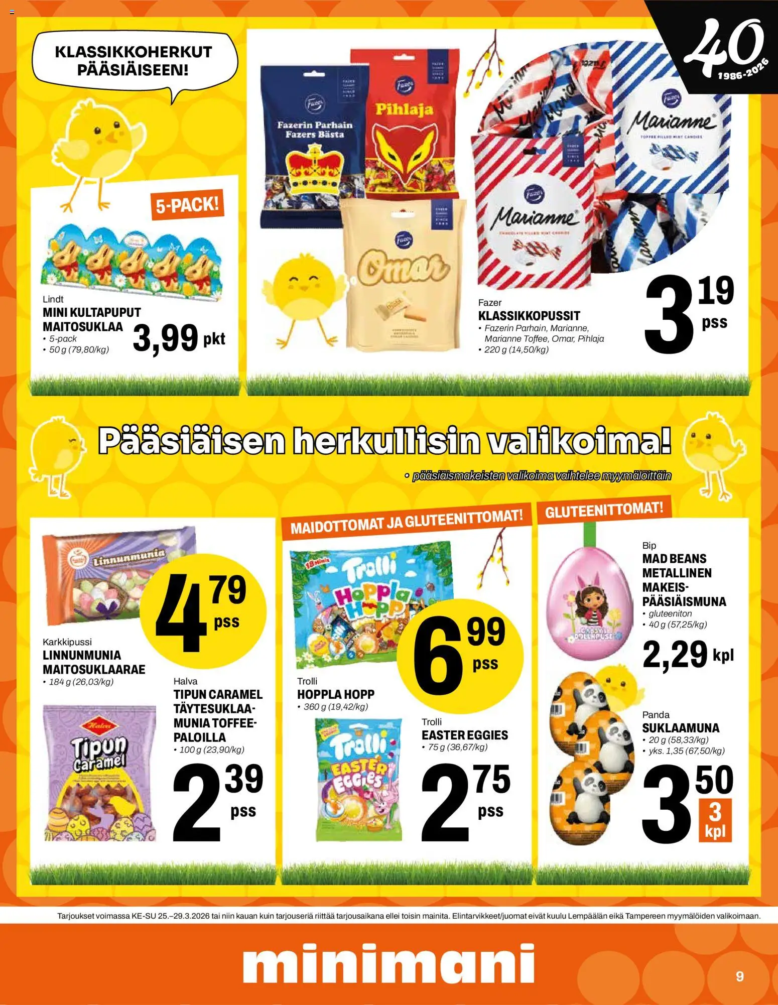 Minimani tarjoukset 25/03/2026 alkaen || Nykyinen tarjous