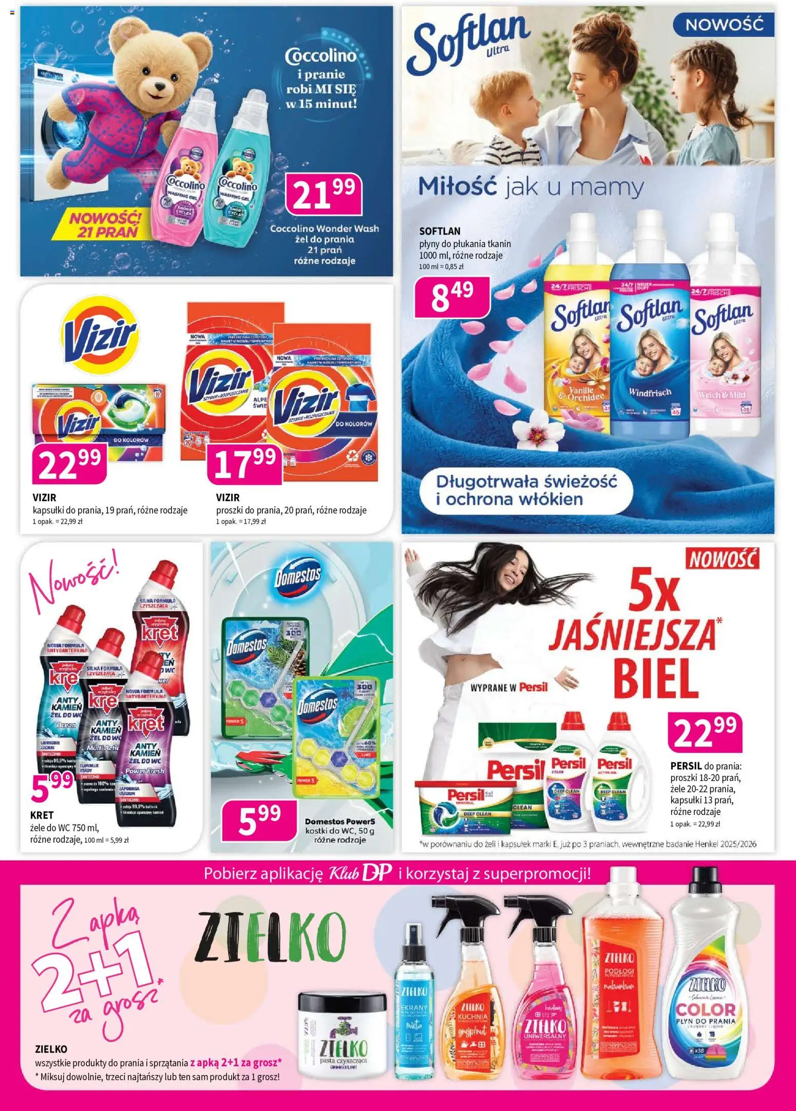 Drogerie Polskie gazetka od 10.08.2026 | Strona: 8 | Produkty: Persil, Coccolino, Domestos, Grejpfrut