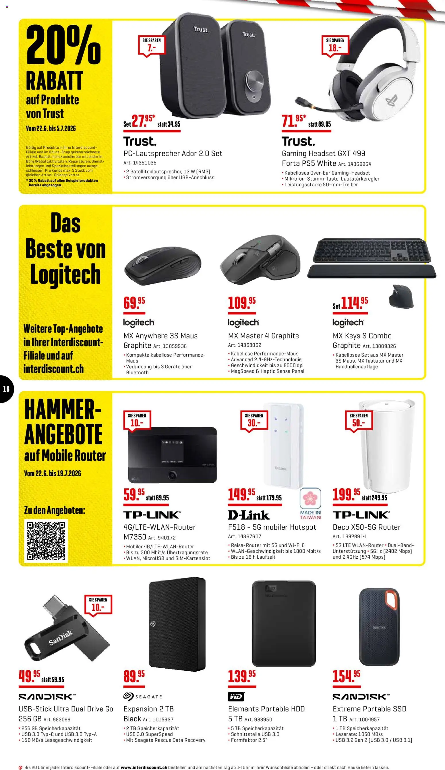 Interdiscount aktionen – gültig ab 22.06.2026 | Seite: 16