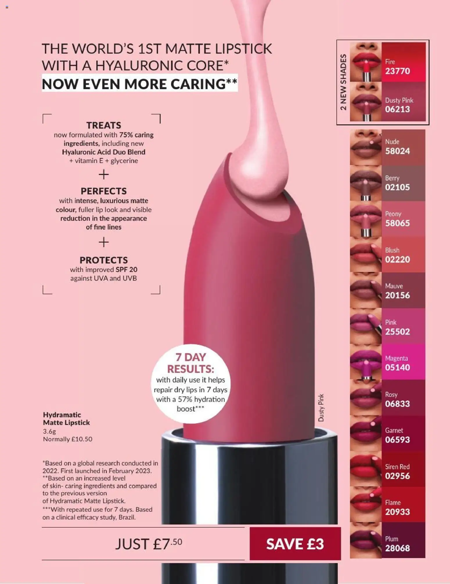 {H1} | Page: 21 | Products: Lipstick, Ingredients