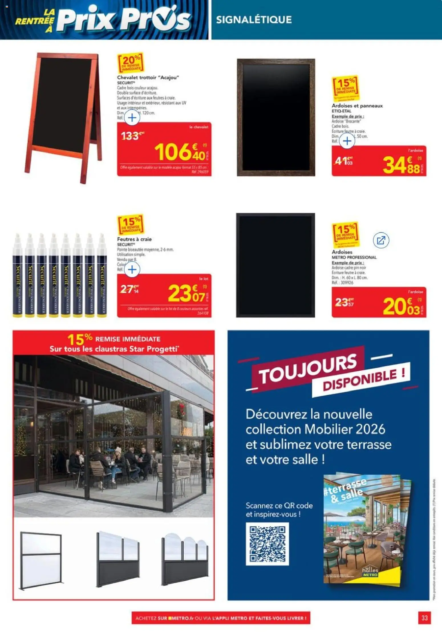 {H1} | Page: 33 | Produits: Chevalet, Cadre