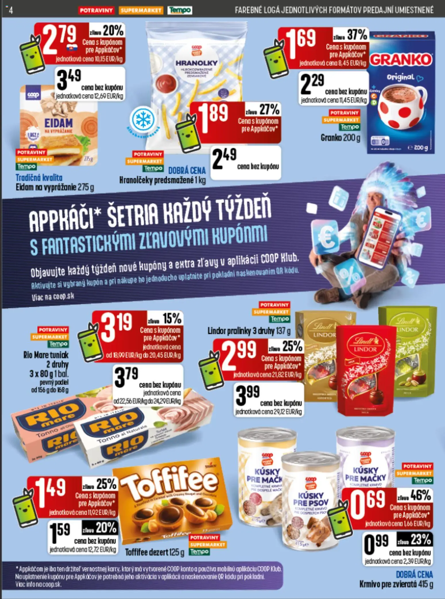 Nové COOP Jednota akcie – leták je platný od 24.09.2026 | Strana: 4