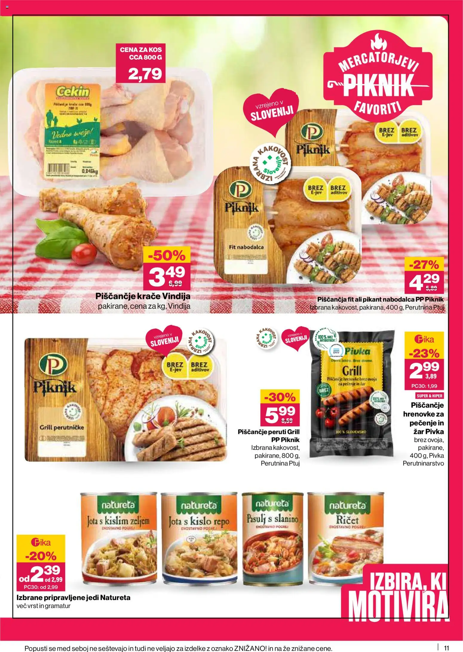 Novi Mercator katalog ponudbe – veljaven od 28.05.2026 | Stran: 11 | Izdelki: Hrenovke, Zar, Kos, Grill