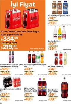 08 Ekim 2026 tarihinden itibaren geçerli olan Migros kataloğu önizlemesi | Sayfa: 72 | Ürünler: Sprite, Ice tea