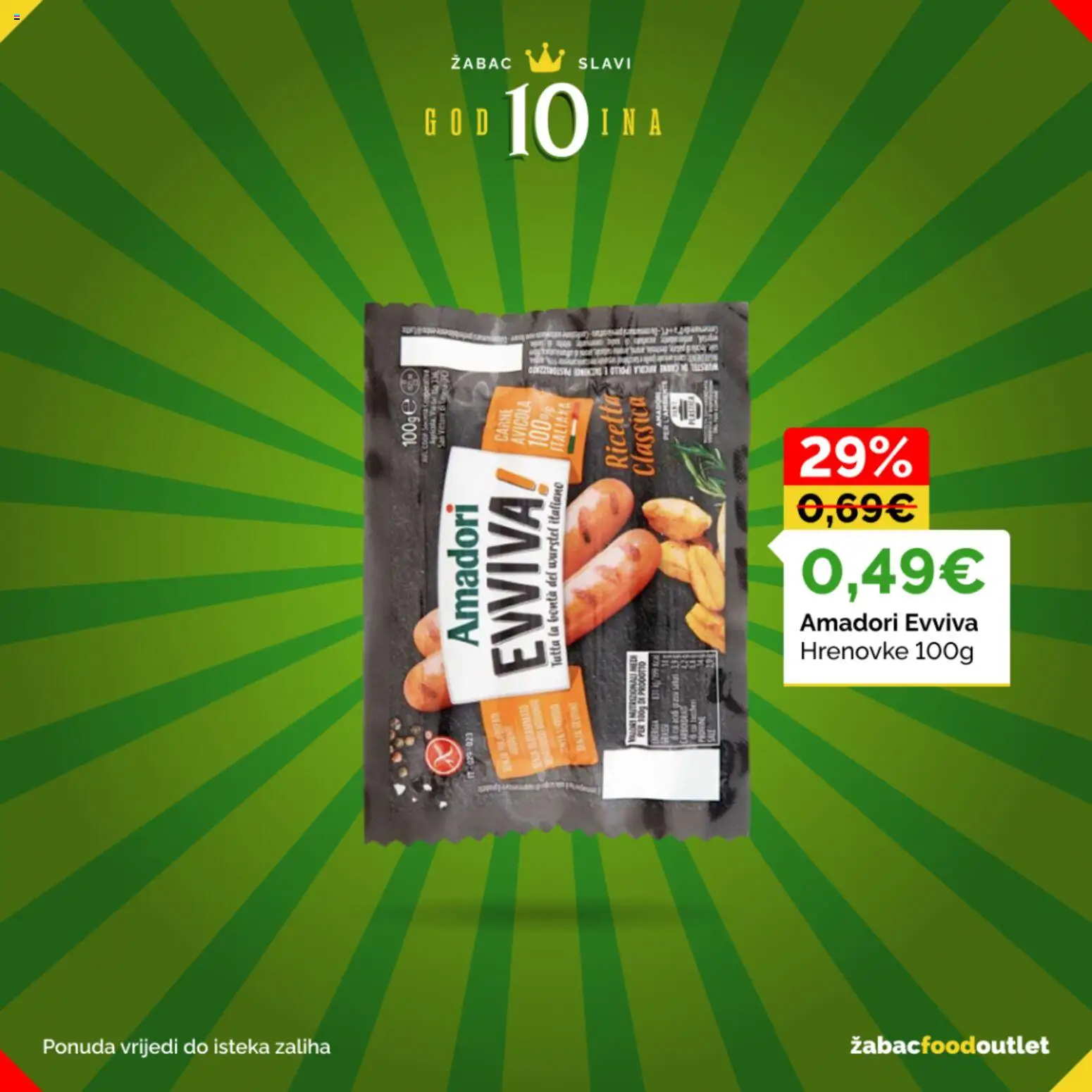 Žabac katalog | vrijedi od 01.06.2026 | Stranica: 3 | Proizvodi: Hrenovke