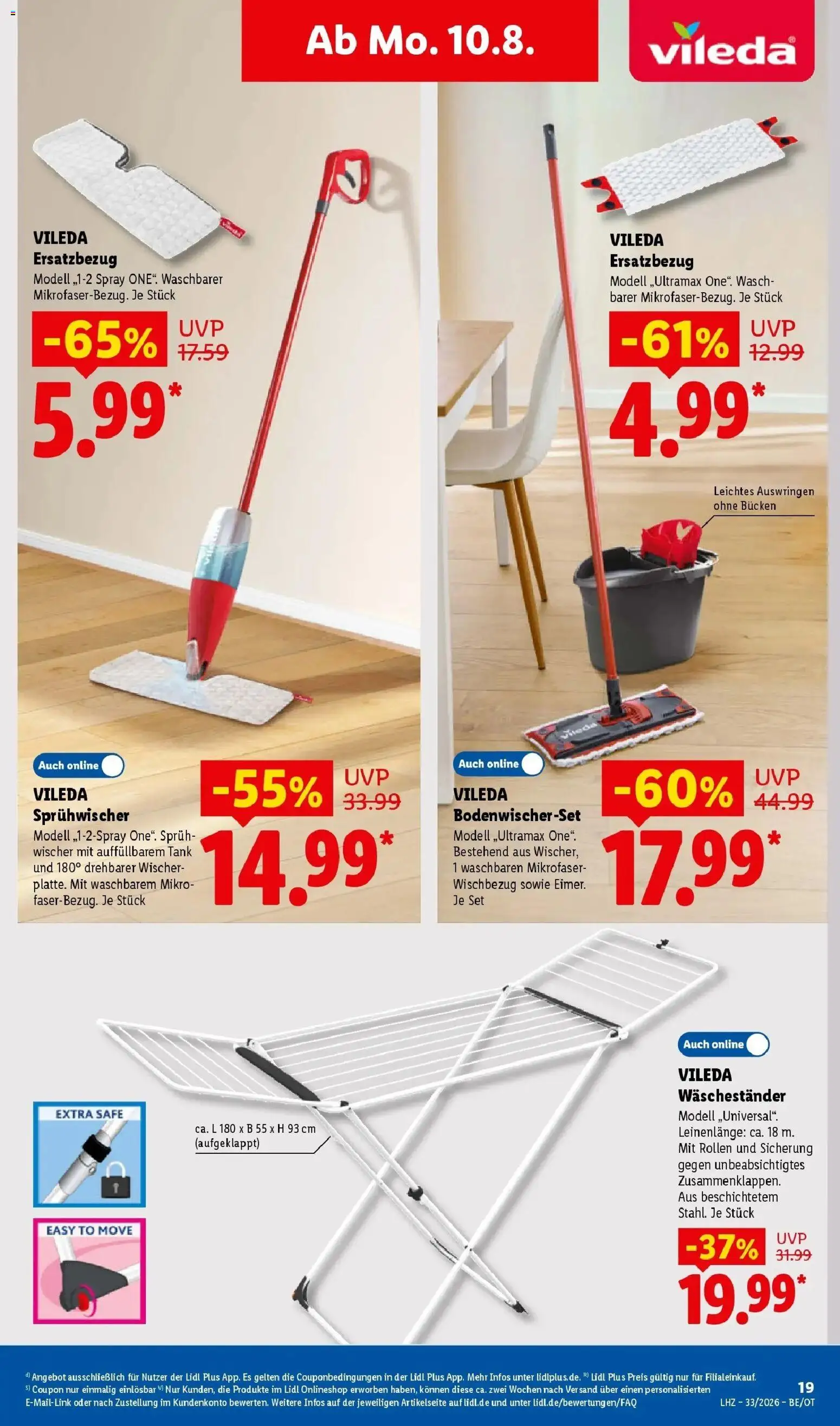 Lidl Prospekt Malchow (ab 10.08.2026) zum Blättern » Angebote | Seite: 39 | Produkte: Waschestander