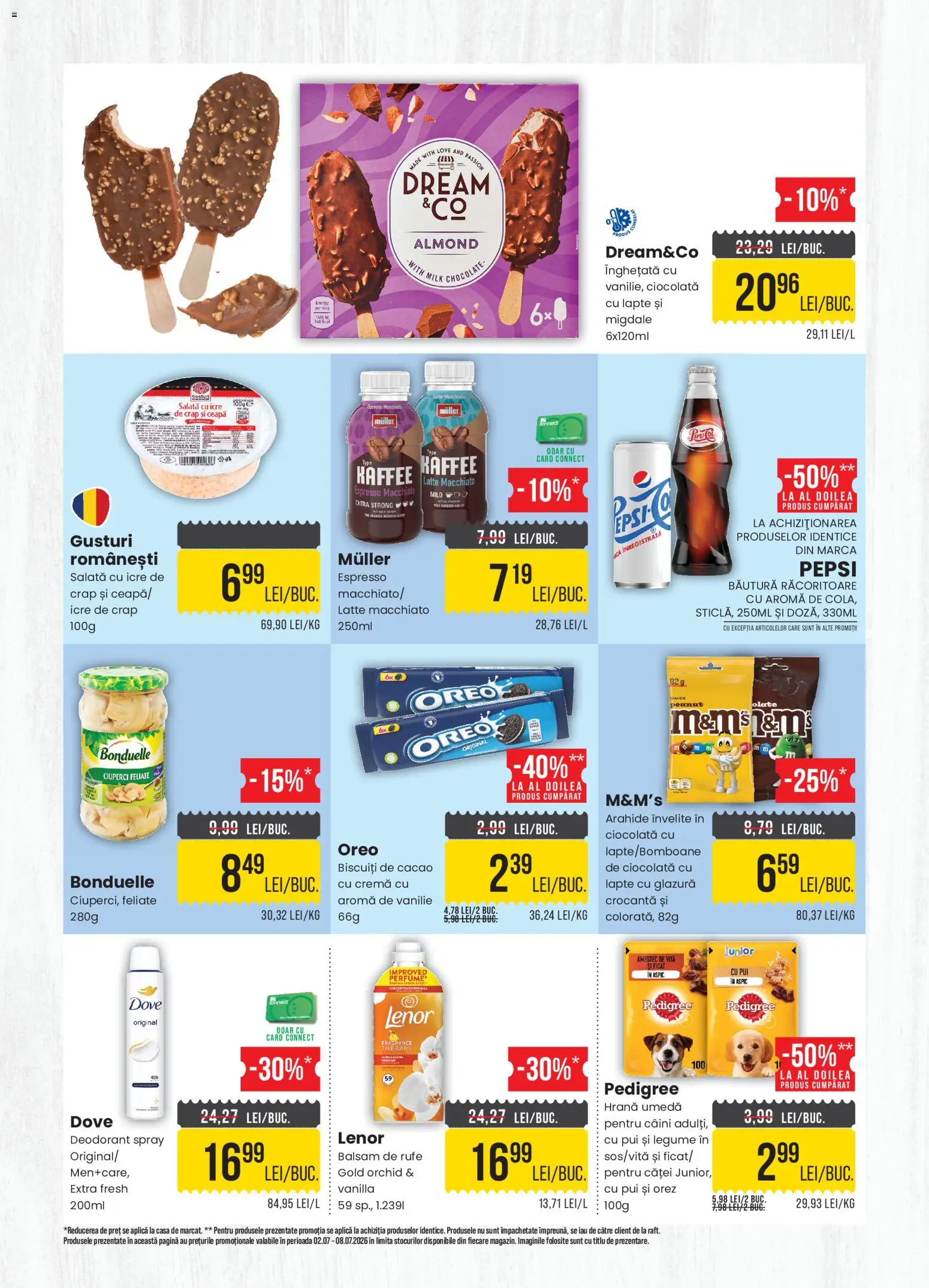 Noul catalog Mega Image – valabil de la 02.07.2026 | Pagină: 3 | Produse: Migdale, Balsam, Deodorant, Cacao
