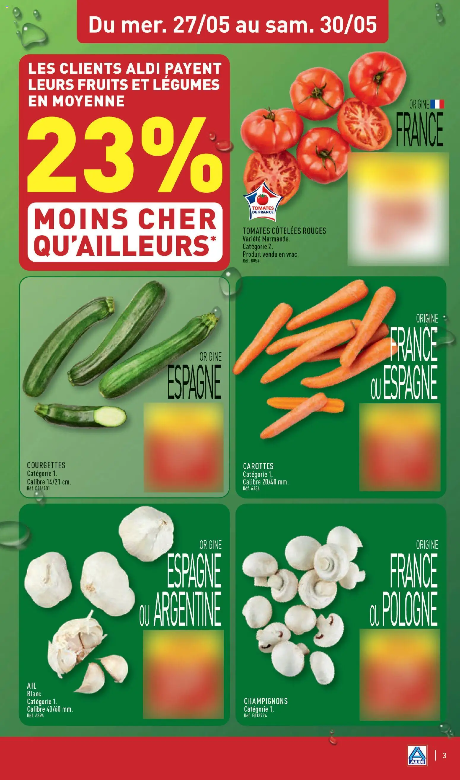 {H1} | Page: 5 | Produits: Carottes, Tomates