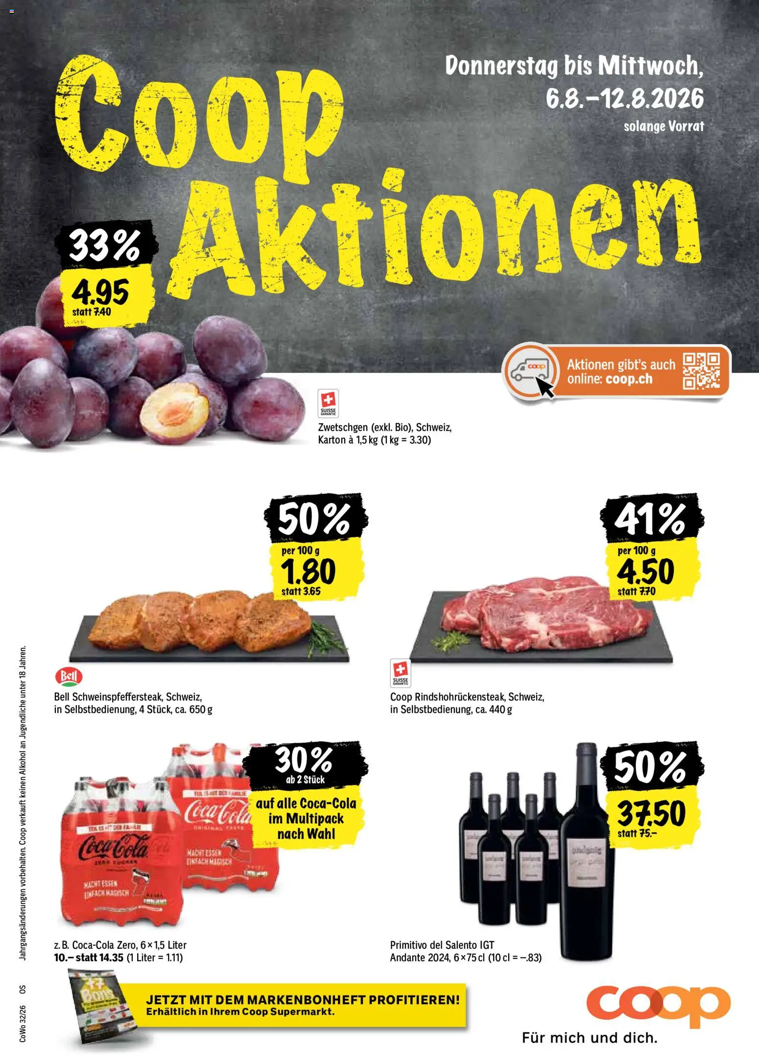 Coop aktionen – gültig ab 06.08.2026 | Seite: 1