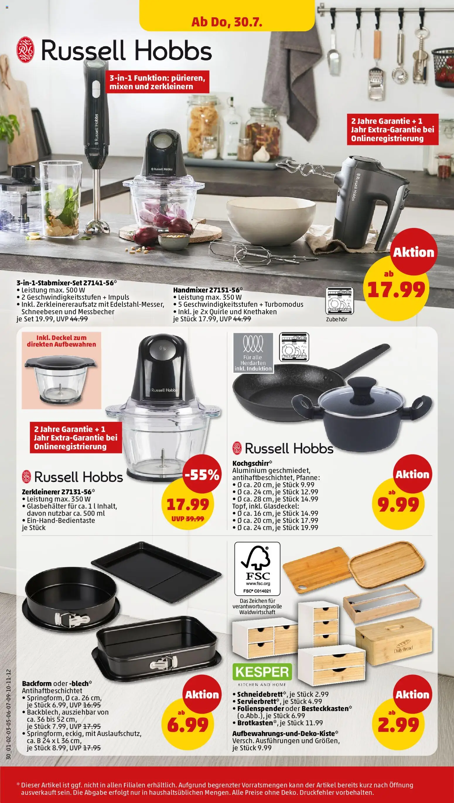 Penny Prospekt – gültig ab 27.07.2026 | Seite: 34 | Produkte: Mixer, Box, Handmixer