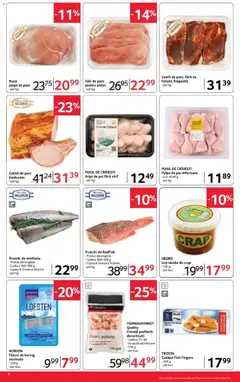 Ofertele Selgros valabile de la 30.10.2026 | Pagină: 2 | Produse: Trunchi de Merluciu, Cotlet, Pui, Trunchi