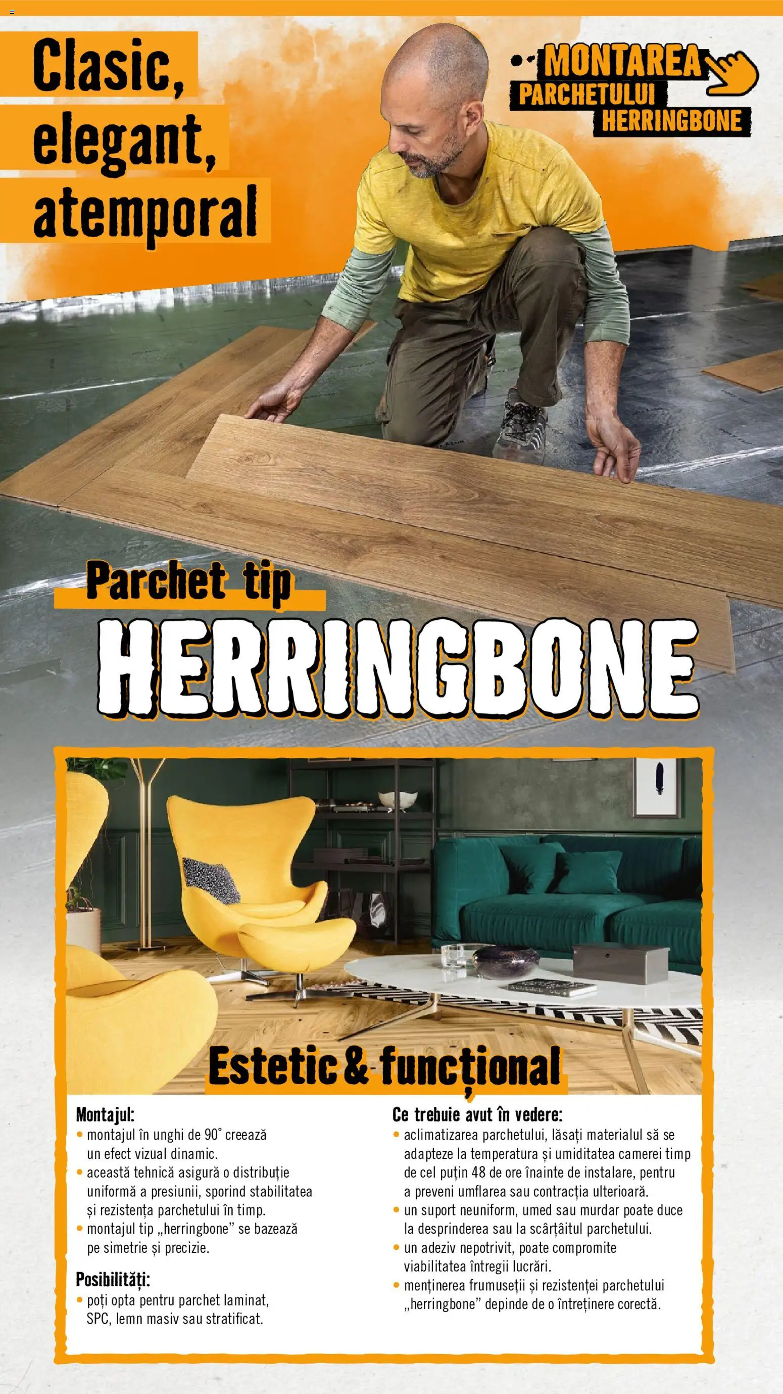 Noul catalog Hornbach – valabil de la 15.09.2026 | Pagină: 6 | Produse: Parchet, Adeziv, Tip, Suport