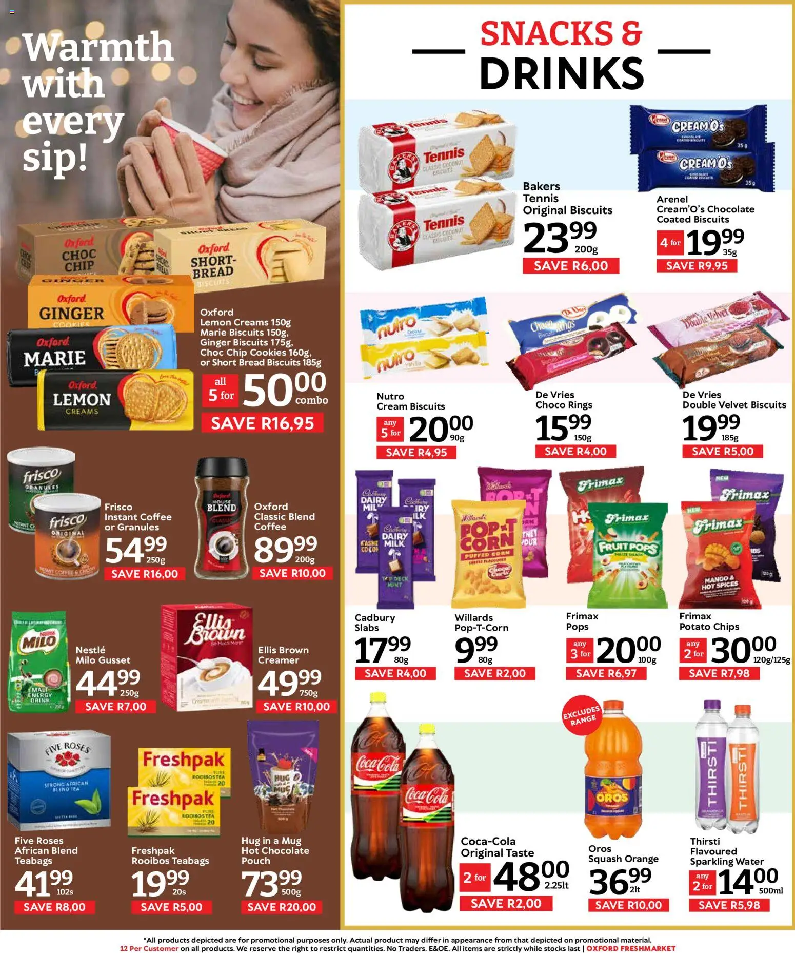 New Oxford Freshmarket catalogue – valid from 19/08/2026 | Page: 9 | Products: Squash, Milk, Creamer, Cream