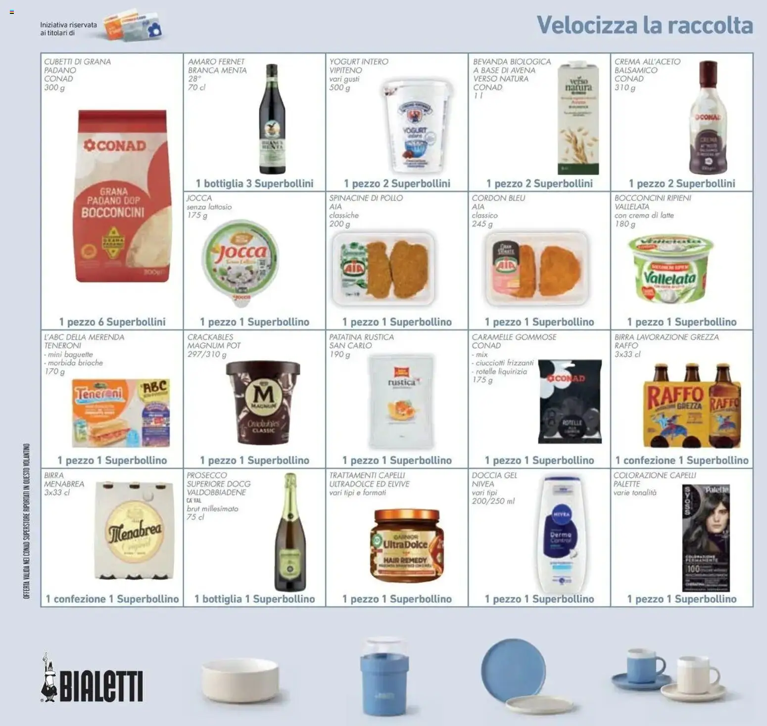 Volantino Conad del 14/07/2026 | Pagina: 36 | Prodotti: Fernet, Menta, Amaro, Senza lattosio