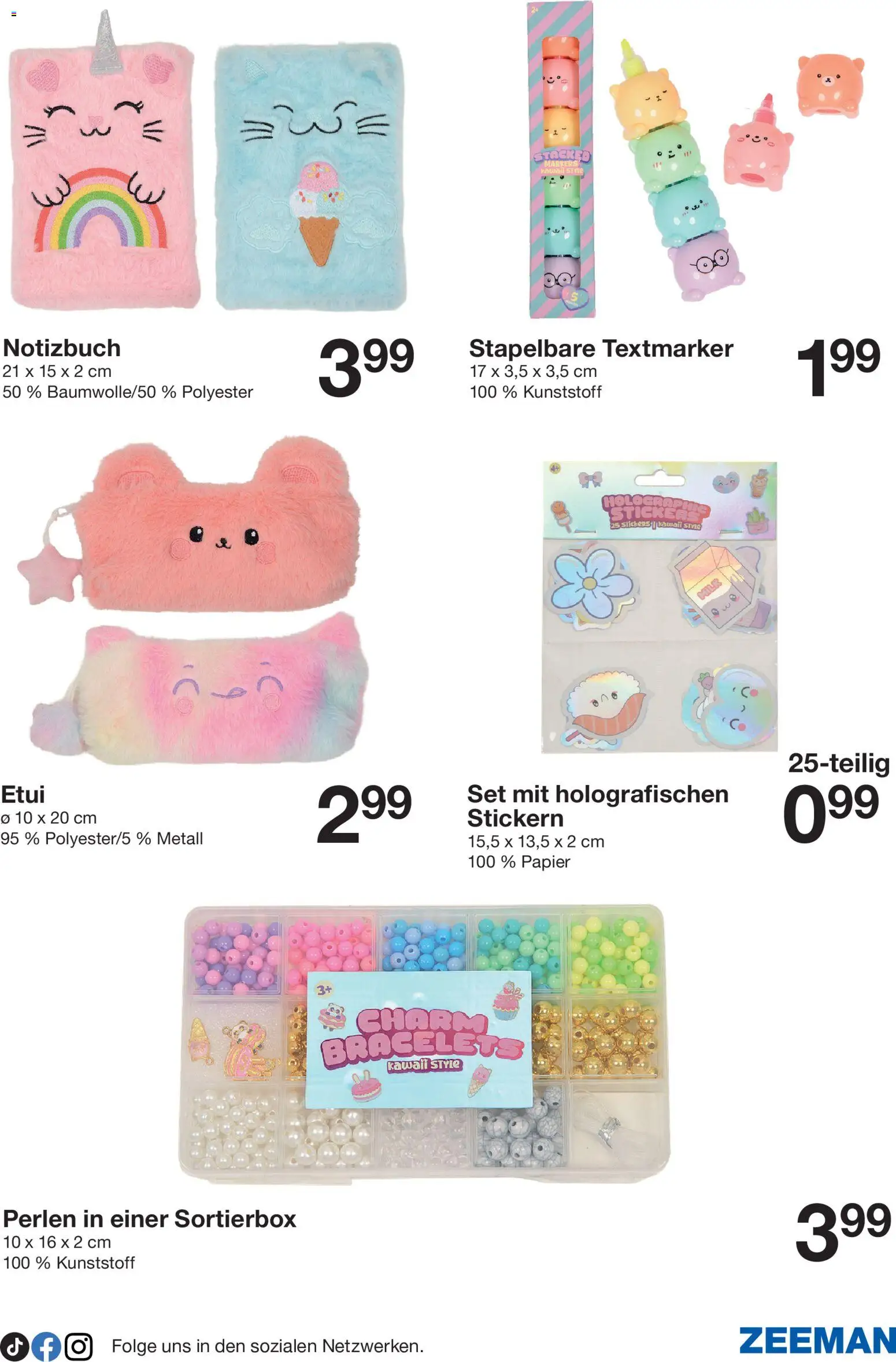Zeeman Prospekt – gültig ab 10.10.2026 | Seite: 15 | Produkte: Notizbuch