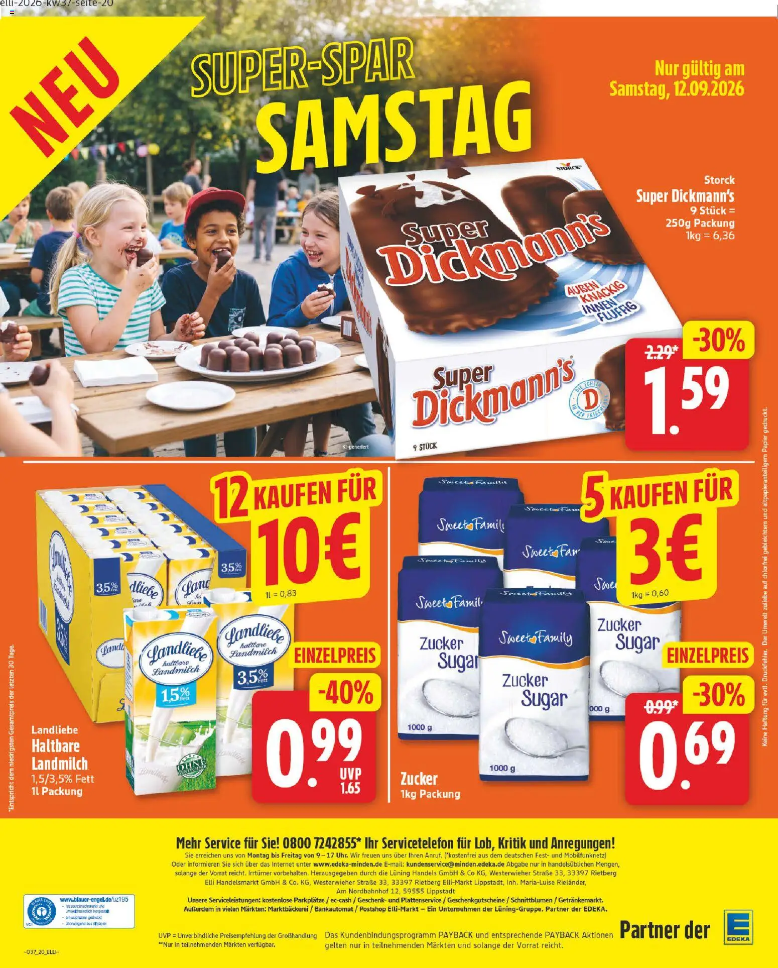 Elli Markt Prospekt – gültig ab 07.09.2026 | Seite: 24 | Produkte: Zucker