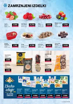 Mercator katalog akcije – veljaven od 01.10.2026 | Stran: 9 | Izdelki: Kos, Zrezki, Jagode, Sladoled
