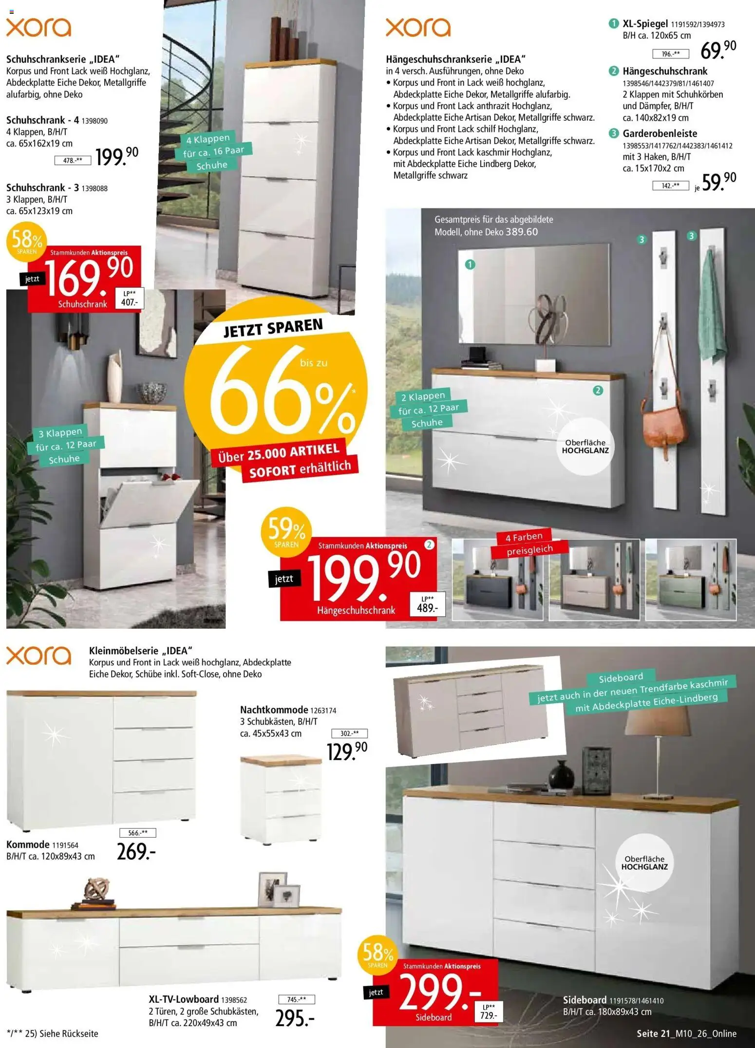 Zurbrüggen - Zurbrüggen: Mitnahme Möbel (ab 08.08.2026) zum Blättern | Seite: 23 | Produkte: Sideboard, Kommode