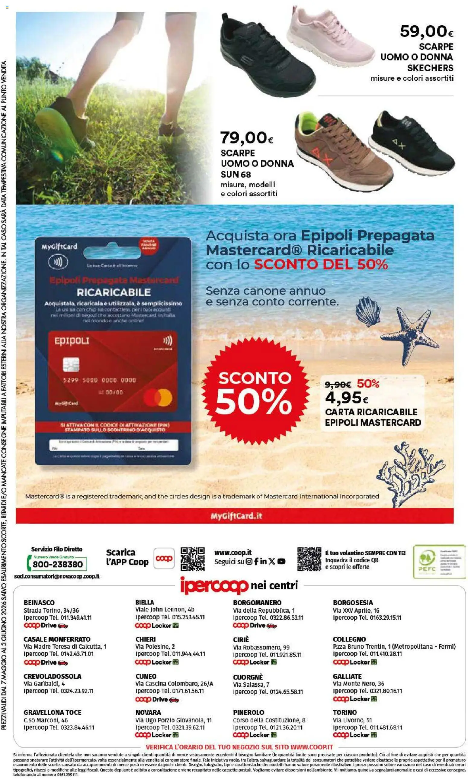 Volantino Ipercoop del 07.05.2026 | Pagina: 33 | Prodotti: Tè, Scarpe, Data, The