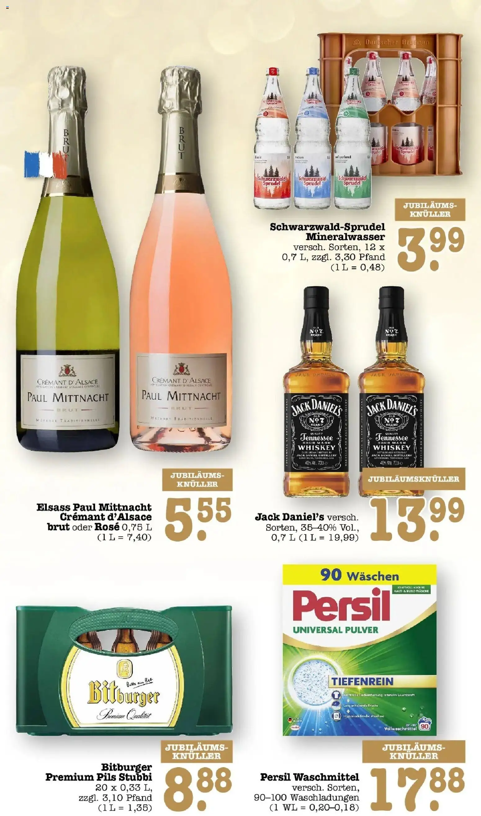 Edeka Prospekt Offenbach (ab 14.09.2026) » Angebote Online | Seite: 10 | Produkte: Bitburger, Pils, Jack Daniel's, Mineralwasser