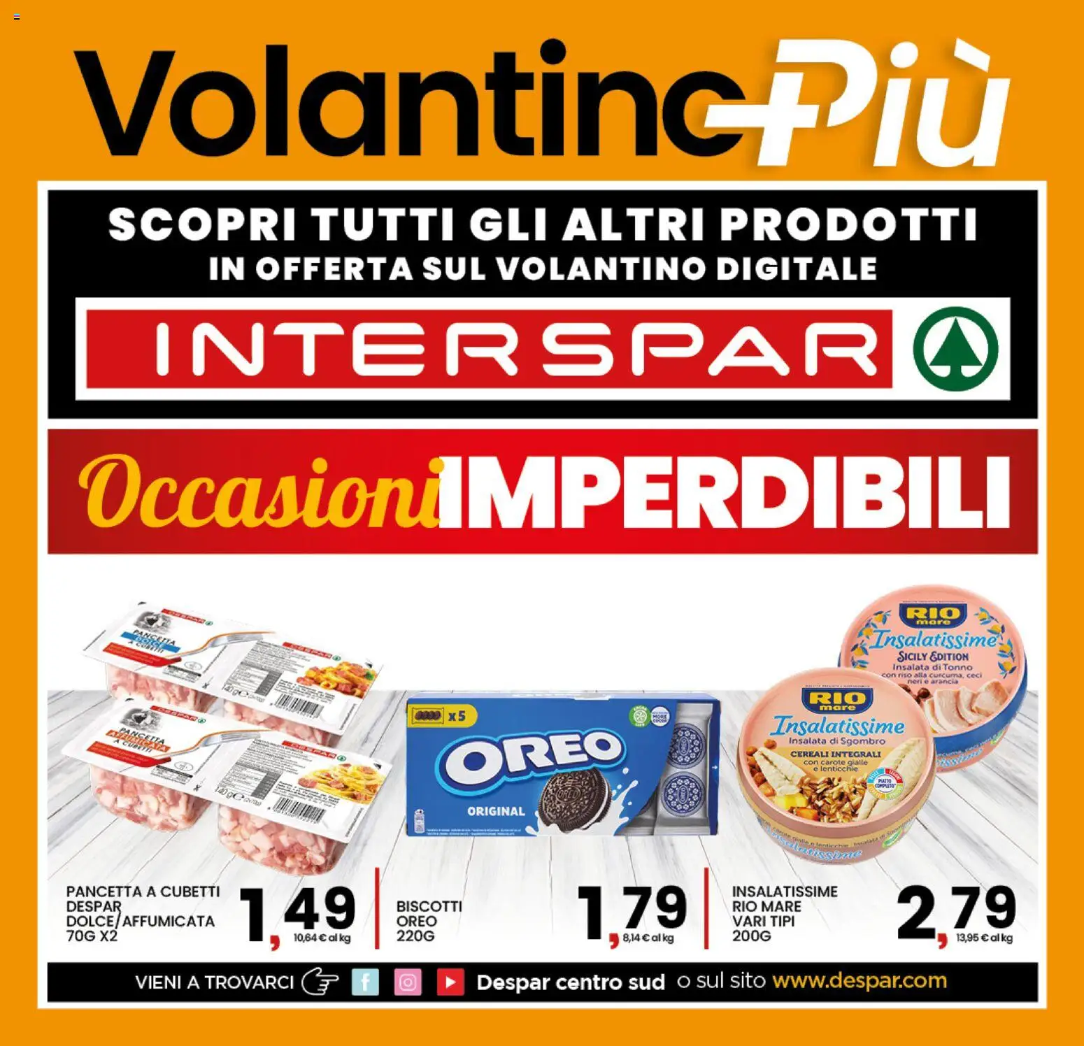 Volantino Interspar del 09/07/2026 | Pagina: 17 | Prodotti: Cereali, Ceci, Lenticchie, The