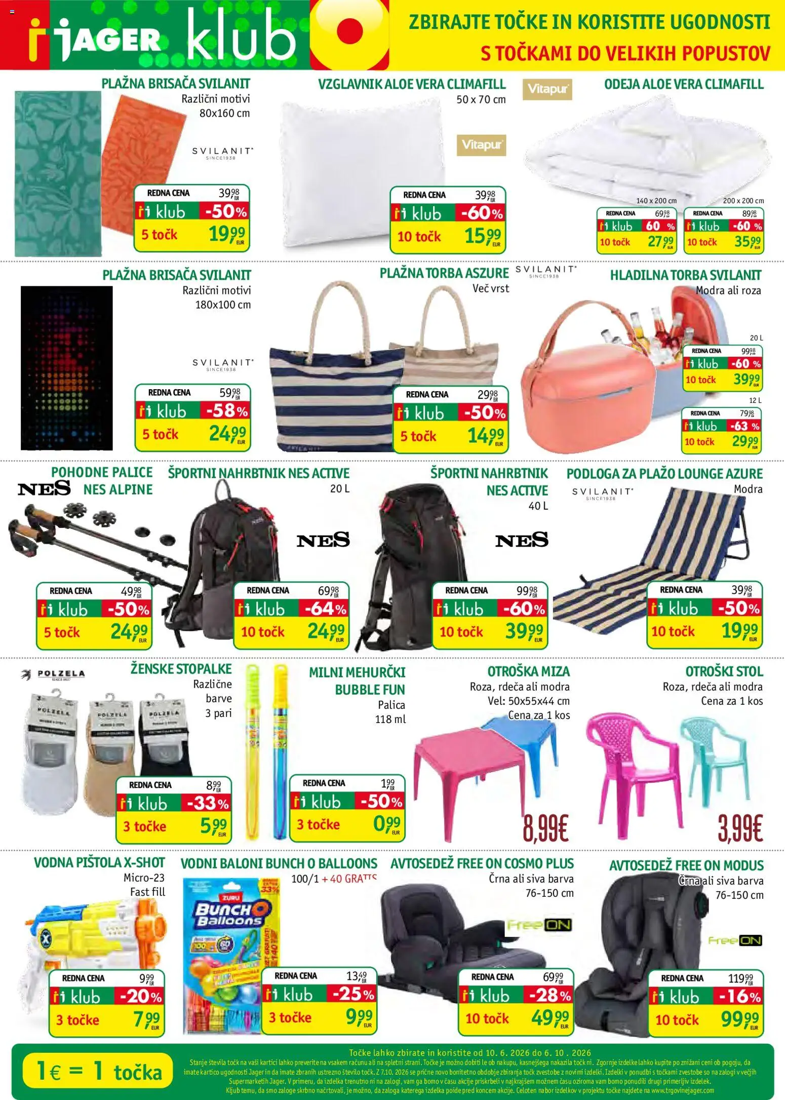 Novi Jager katalog ponudbe – veljaven od 12.08.2026 | Stran: 3 | Izdelki: Hladilna torba, Odeja, Stol, Barva
